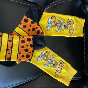 Orange and Yellow Patterned Socks